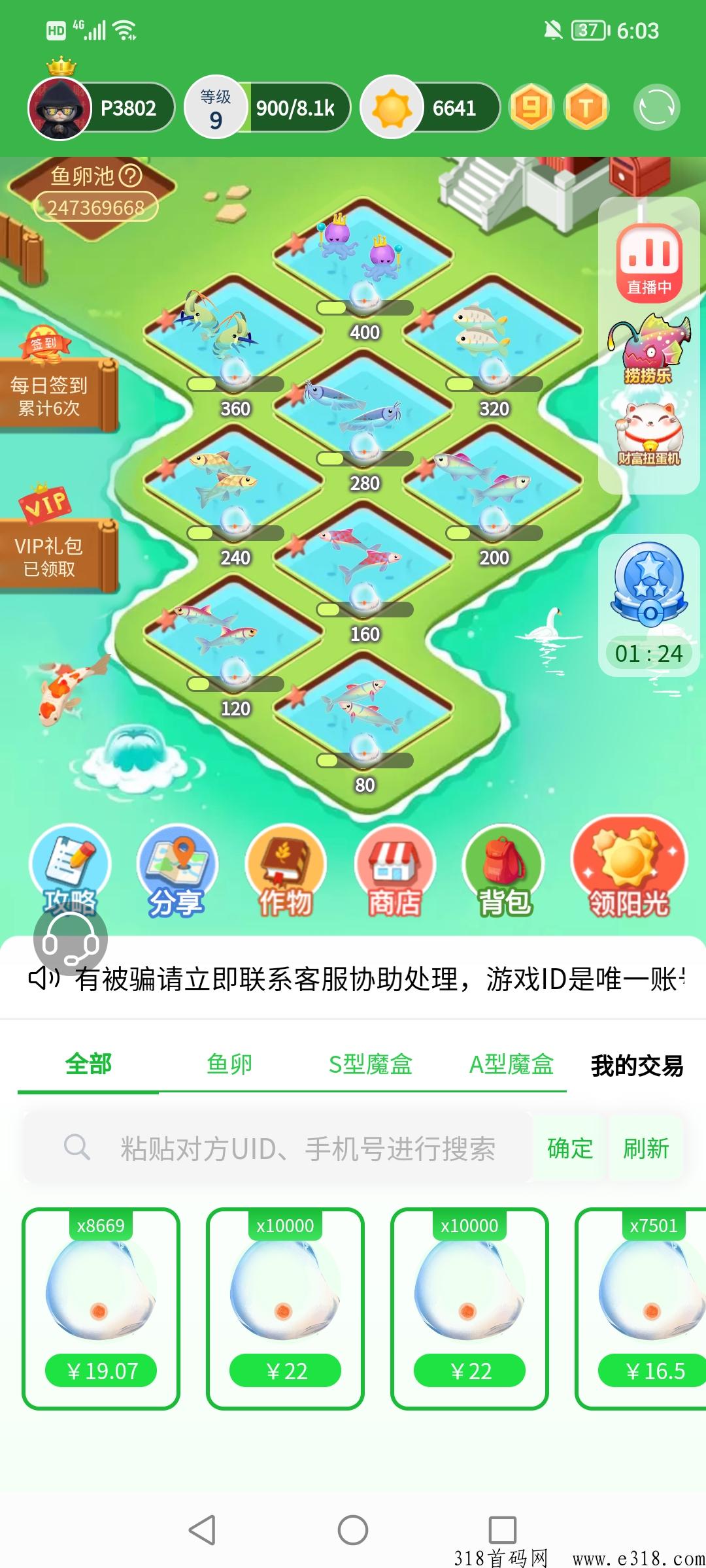 阳光渔场一天赚多少钱 阳光渔场赚钱是骗局吗
